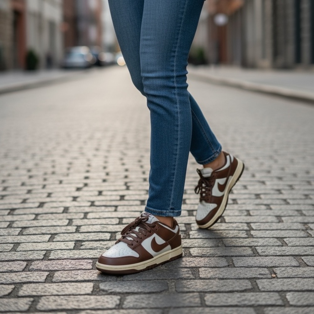 Women's Nike Low Dunks Sail Cacao Wow‑Coconut Milk NEW size 6